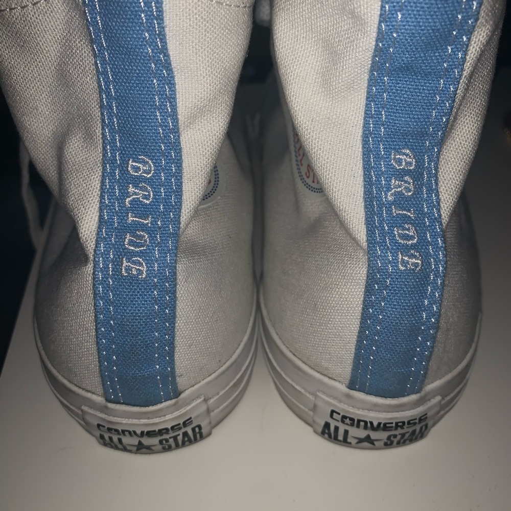 Converse high top chuck Taylors CUSTOM BRIDE
